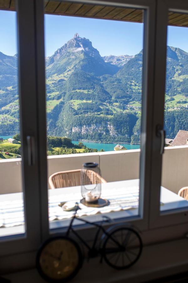 Traumhafte Sonnenresidenz Mit Berg- Und Seeblick Amden Eksteriør billede
